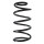 Suspension spring set front coil spring 322mm SPIDAN for FORD C MAX II