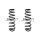 Fahrwerksfeder-Set hinten Schraubenfeder 352mm SPIDAN für VW TIGUAN (AD1)