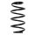 Fahrwerksfeder-Set vorne Schraubenfeder 310mm SPIDAN für VW TOURAN (1T1)