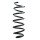 Suspension spring set rear coil spring 322mm SPIDAN for DACIA SANDERO II