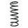 Fahrwerksfeder-Set hinten Schraubenfeder 373mm SPIDAN für VOLVO S80 II