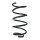 Suspension spring set front coil spring 308mm SPIDAN for MINI MINI COUNTRYMAN