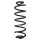 Fahrwerksfeder-Set hinten Schraubenfeder 362mm SPIDAN für SKODA SUPERB II