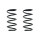 Suspension spring set Replacement Fit SPIDAN for FIAT BARCHETTA 183