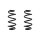 Fahrwerksfeder-Set hinten Schraubenfeder 268mm SPIDAN für AUDI A4 B9