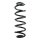 Fahrwerksfeder-Set hinten Schraubenfeder 334mm SPIDAN für AUDI A4 B9