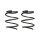 Suspension spring set front coil spring 223mm SPIDAN for MINI MINI Cabriolet