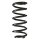Suspension spring set rear coil spring 254mm SPIDAN for MINI MINI Cabriolet