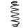 Fahrwerksfeder-Set hinten Schraubenfeder 323mm SPIDAN für AUDI A6 C7