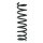 Fahrwerksfeder-Set hinten Schraubenfeder 362mm SPIDAN für ix35 (LM)