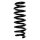 Suspension spring set rear coil spring 338mm SPIDAN for GRAND VITARA
