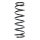 Suspension spring set front coil spring 318mm SPIDAN for ALTO VI
