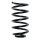 Suspension spring set rear coil spring 205mm SPIDAN for SMART ROADSTER Coupe