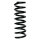Suspension spring set rear coil spring 310mm SPIDAN for MERCEDES E KLASSE W210