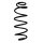 Suspension spring set front coil spring 453mm SPIDAN for JAGUAR X TYPE I