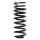 Suspension spring set rear coil spring 305mm with sleeve SPIDAN for VW GOLF II