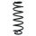 Fahrwerksfeder-Set hinten Schraubenfeder 302mm SPIDAN für SEAT IBIZA IV