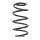 Suspension spring set front coil spring 307mm SPIDAN for VW PASSAT B6