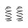 Fahrwerksfeder-Set hinten Schraubenfeder 247mm SPIDAN für OPEL ADAM (M13)