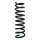 Suspension spring set rear coil spring 335mm SPIDAN for ix35 LM