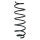 Suspension spring set rear coil spring 389mm SPIDAN for ALFA ROMEO GIULIETTA