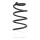 Suspension spring set front coil spring 385mm SPIDAN for CITROËN JUMPY II
