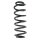 Fahrwerksfeder-Set hinten Schraubenfeder 316mm SPIDAN für SEAT