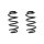 Fahrwerksfeder-Set hinten Schraubenfeder 249mm SPIDAN für MINI MINI COUNTRYMAN
