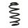Suspension spring set rear coil spring 249mm SPIDAN for MINI MINI COUNTRYMAN