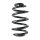 Suspension spring set rear coil spring 232mm SPIDAN for ROVER 75 I