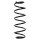 Suspension spring set rear coil spring 363mm SPIDAN for MERCEDES A CLASS W169