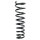 Suspension spring set front coil spring 387mm SPIDAN for ALFA ROMEO 147