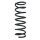 Fahrwerksfeder-Set hinten Schraubenfeder 363mm SPIDAN für FORD MONDEO III