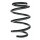 Fahrwerksfeder-Set vorne Schraubenfeder 235mm SPIDAN für AUDI A3 (8P1)