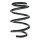 Suspension spring set front coil spring 235mm SPIDAN for AUDI A3 8P1