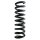 Suspension spring set rear coil spring 326mm SPIDAN for MERCEDES E KLASSE W212