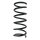 Suspension spring set rear coil spring 333mm SPIDAN for VOLVO V60 I