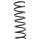 Suspension spring set rear coil spring 335mm SPIDAN for VOLVO V50 545