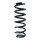 Fahrwerksfeder-Set hinten Schraubenfeder 320mm SPIDAN für VW TOURAN (5T1)