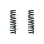 Fahrwerksfeder-Set hinten Schraubenfeder 337mm SPIDAN für BMW X1 (E84)