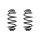 Fahrwerksfeder-Set hinten Schraubenfeder 309mm SPIDAN für OPEL ASTRA J