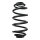Fahrwerksfedern-Set hinten Schraubenfeder 309mm SPIDAN für u.a. OPEL ASTRA J