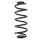 Fahrwerksfeder-Set hinten Schraubenfeder 317mm SPIDAN für AUDI A6 C7