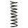 Suspension spring set Replacement Fit SPIDAN for MERCEDES C KLASSE W202