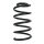 Fahrwerksfeder-Set hinten Schraubenfeder 243mm SPIDAN für OPEL CORSA E