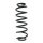 Fahrwerksfeder-Set hinten Schraubenfeder 333mm SPIDAN für CITROËN DS4 (NX_)