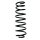 Fahrwerksfeder-Set hinten Schraubenfeder 379mm SPIDAN für VW GOLF III