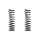 Fahrwerksfeder-Set hinten Schraubenfeder 320mm SPIDAN für MERCEDES 190 (W201)