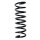 Fahrwerksfeder-Set hinten Schraubenfeder 344mm SPIDAN für MAZDA 5 (CR)