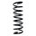 Suspension spring set rear coil spring 344mm SPIDAN for MAZDA 5 CR